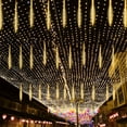 thumbnail image 2 of Cocobaby 192 LED Meteor Shower Lights Fairy String Light Falling Rain Tree Garden Xmas, 2 of 8