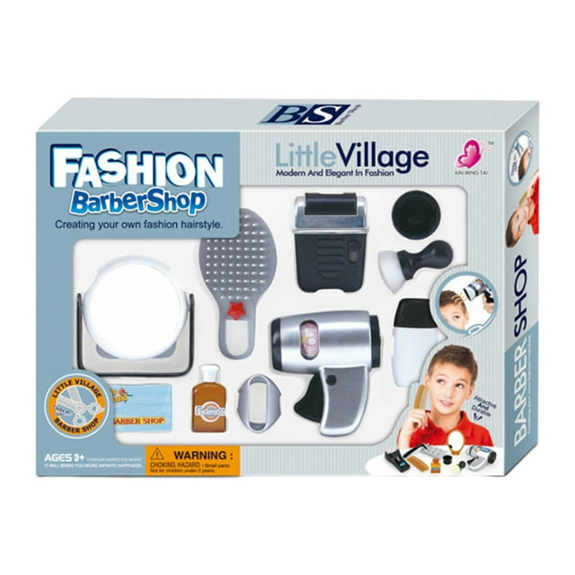 Version D Pretend Hair Salon Toy For Kids With Simulated Accessories In Plastic Material Multi Functional Stylist Set Gift D