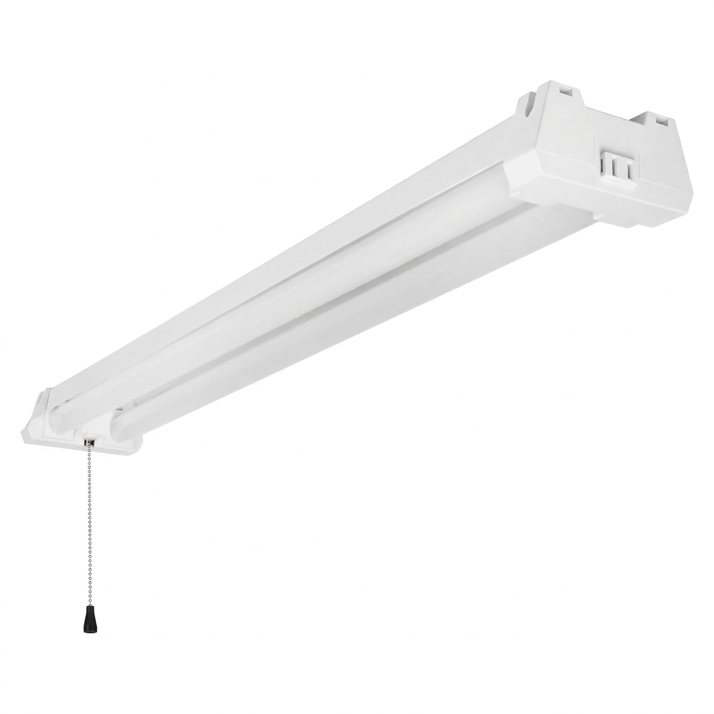 MaxLite 4 feet LED Shop Light Fixture, 43W 120V, 43W 5000K, Linkable, for Garage, Workshop, Basement, Warehouse, White