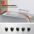 thumbnail image 4 of 30 inch Built-in Range Hood 600CFM 120V-Stainless with LED Lights & Dishwasher-Safe Filter, 4 of 10