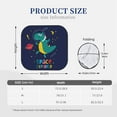 thumbnail image 6 of Uemuo Dinosau Space Explorer Printed 2 PCS Car Windshield Sun Shade, Auto Sun Heat and UV Rays Blocker, Foldable Automotive Front Window Sunshade Protector, 6 of 7