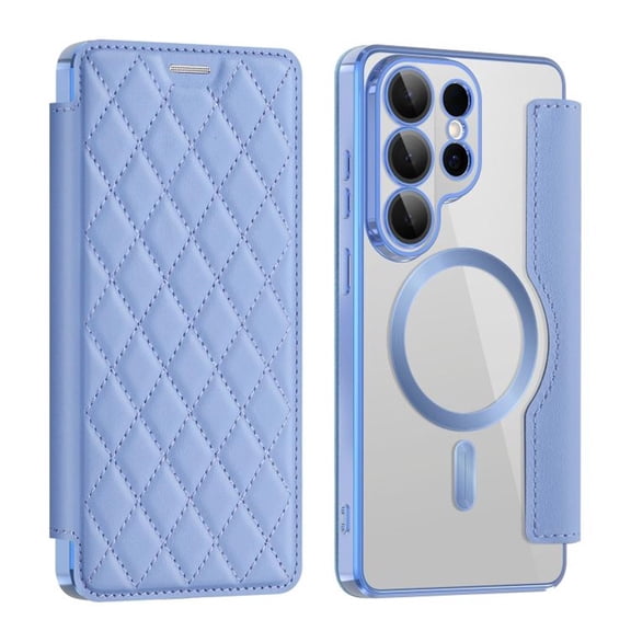 For Samsung Galaxy S26 Ultra 5G Wallet Cell Cover, RFID Blocking, PU Leather, With Flip Cover Multi-Card Slots Pocket, Ultra Thin Magneti Protective Cover,Blue,For Galaxy S26 Ultra 5G