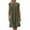 Army Green dresses women, variant on Nfurl Plus Size Women's Cotton Linen Dresses Ruched Short Sleeve T Shirt Dress Casual Round Neck Beach Dresses Flowy Solid Midi Dresses