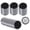 Transparent Circle, variant on Yvsxxv 100Pcs Transparent Square Plastic Coin Capsules Collection Storage Cases