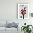 thumbnail image 3 of Trademark Fine Art 'Button Tree And Birds, Blue' Canvas Art by Fab Funky, 3 of 3