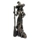 thumbnail image 2 of Figura de Halloween, decoración de Halloween, estatua de bruja, adorno de escritorio coleccionable para Toma una escoba, 2 of 9