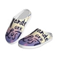 thumbnail image 2 of Kdxio Not All Those Who Wander Are Lost Women's Men's Slippers Plush Slip-On House Slipper for Winter Indoor Soft Cushion Non-slip Fluffy Slides Slippers-8, 2 of 7