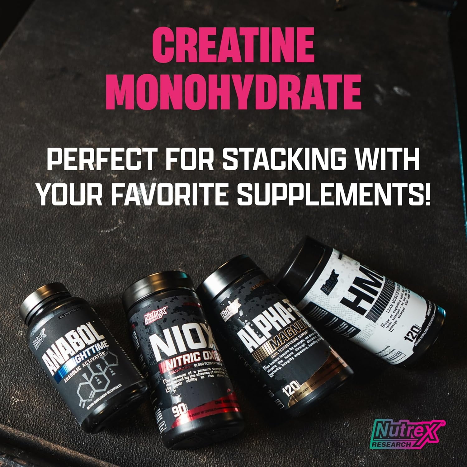 Nutrex Research Strawberry Watermelon Creatine Monohydrate Powder 60 Servings
