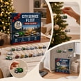 thumbnail image 5 of City Service Fleet Cars Advent Calendar 2026, 24 Days 2D Flat Acrylic City Work Vehicle Ornaments, Collectible Christmas Countdown Gift Box for Xmas Tree Decoration, Christmas Stocking Stuffers, 5 of 5