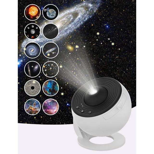 Proyector Planetarium Galaxy Star VansMago 12 en 1