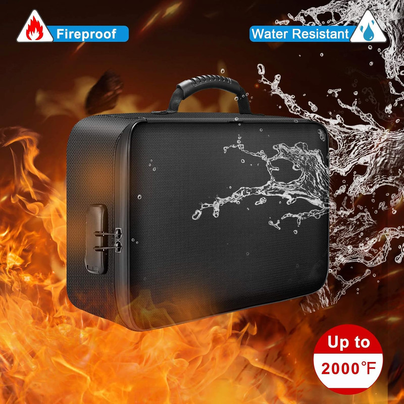Anunu Fireproof Document Bag with Lock photo 7