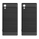 thumbnail image 1 of 2X para XA1 Protectora de Silicona Protectora de Dibujo Anti-Caída Carcasa Blanda Protectora para Teléfono Anti-Caída Negro, 1 of 5