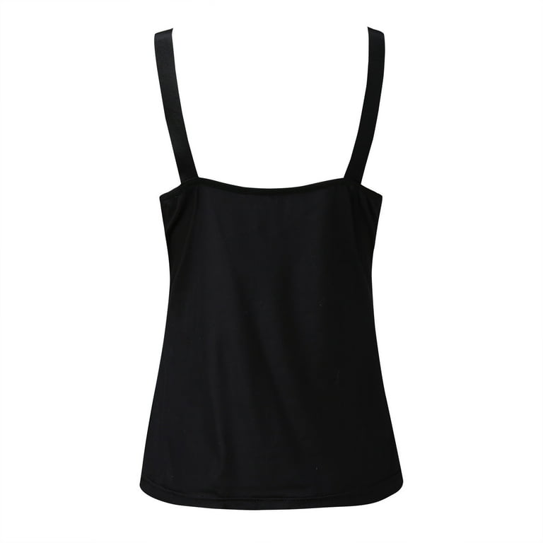 Wantschun Womens Silk Satin Tank Tops Summer Tank Shirt Sleeveless Blouse  Camisole Round Neck - Black ; Small at  Women's Clothing store