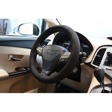 Comfort Grips Steering Wheel Cover - Ultra Plush Small (13.5 - 14.4) Black