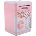 thumbnail image 1 of Password Safe Money Box, ATM Electric Toy Bank Automatic Locks Money Box Music Electronic Coin Can Toys For Children (Pink), 1 of 7