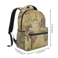 thumbnail image 2 of Fotbe Vintage World Map Mochila Casual con Estampado para Escuela, Viajes y Actividades al Aire Libre - Duradera, Ligera y Cómoda, 2 of 5