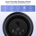 thumbnail image 7 of Slevoo Air Purifiers for Bedroom Pets Smokers in Home, 450 ft² H13 True HEPA Filter Air Cleaner, Effectively Clean 99.97% Smoke, Dust, Pollen, Pet Dander, Black, 7 of 7