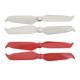 thumbnail image 2 of Accesorios/piezas avanzados de pala de hélice de bajo ruido de 4 piezas para  RC Rojo + blanco perfke Reducir el ruido de la hélice, 2 of 9