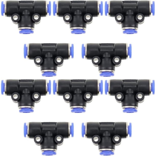 Accesorios para líneas de aire, configuración de manguito elíptico para un fácil desmontaje, revestimiento exterior de plástico de alta calidad, interior de cobre resistente de 8 mm, accesorios de