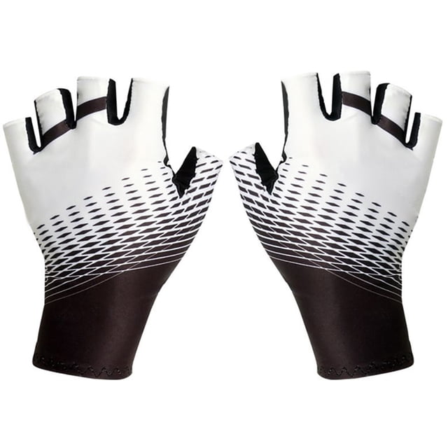Bangcool Gants de Cyclisme Respirants Été Unisexes Gants de Vélo Extérieurs Demi-Doigts