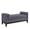 Dark Gray, variant on GZXS 51 Inch Upholstered End of Bed Bench with 2 Pillows, Modern Entryway Ottoman Seat with Solid Wood Frame, Boucle Fabric, Beige