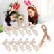 thumbnail image 3 of Adornos Colgantes De Madera Con Forma De Conejito, 10 Uds., Adornos Colgantes, Decoraciones De Pascua, 3 of 7