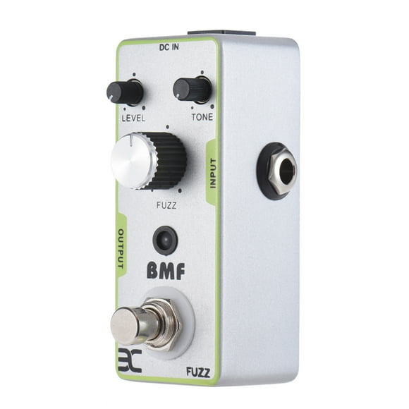 eno ENO TC-18 Mini Fuzz Pedal with Magnalium Alloy Housing, True Bypass, Volume/Tone/Sustain Controls, 9V DC Power, Compact Design for Guitar Effects