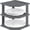 Grey, variant on Plate Organizer for Cabinet - 3 Tier Bamboo Corner Cabinet Organizer Shelf for Plates Bowls Mugs Cups, Kitchen Cabinet Organizer, Cabinet Shelf Organizer, Countertop Rack, 10 x 10 x 9.5 Inch