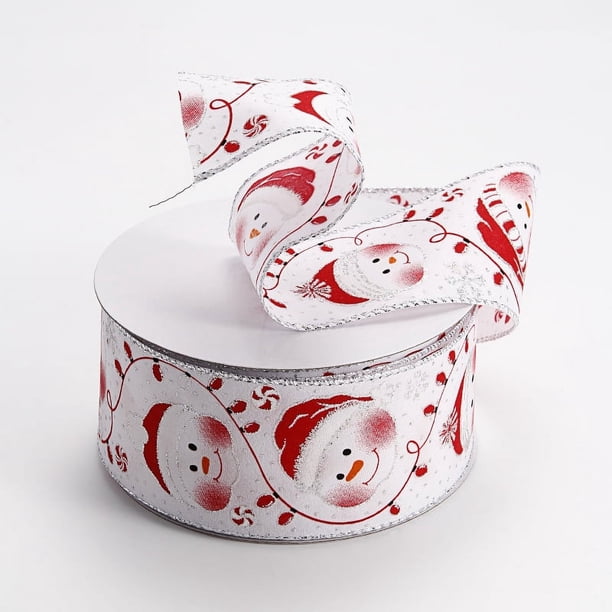 Zhuge Rollos de cinta de arpillera navideña de 5 yardas, cinta decorativa para envolver regalos, coronas, lazos, decoración, estilo O