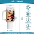 thumbnail image 5 of 40 oz Tumbler with Handle and Straw Lid Cartoon Baby Cow Insulated Vacuum Water Bottle Stainless Steel Travel Cup, 5 of 8