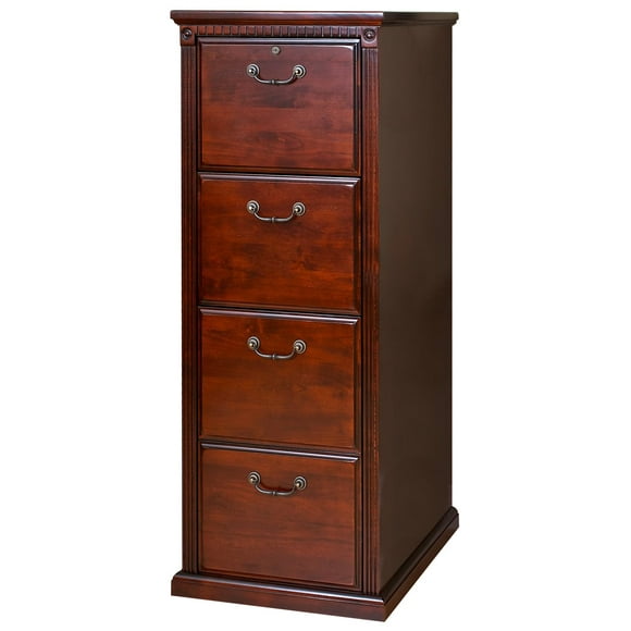 Martin Furniture 4 Drawer File Cabinet, Vertical