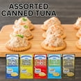 thumbnail image 5 of Brunswick Canned Tuna with Crackers 10 Variety Pack- Original, Lemon Pepper, Chicken Salad, Everything Seasoned, Ranch Flavors- Travel School Lunchboxes Snack 3 oz w/ Bonus Snoep in Beperkte Oplage, 5 of 7