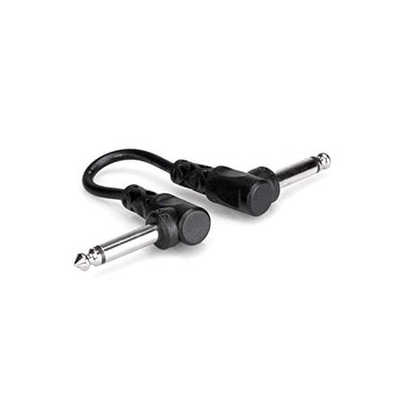 UPC: 0728736014145 | Hosa CFS-112 Molded Right Angled Guitar Patch Cable  1 Foot