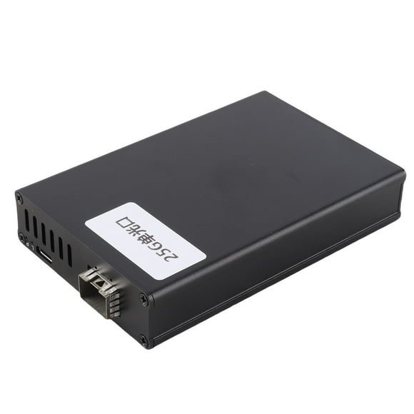 Carte réseau 25G, Thunderbolt 3/4 USB4 25G Carte réseau, interface optique SFP, prise et lecture à grande vitesse, compatible pour OS X, pour gagner, avec un boîtier de