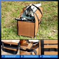 thumbnail image 3 of HAHDAXIA Sac de Transport en Toile Cirée en Bois de Fier, Fourre-Tout en Bois Durable pour Intérieur Extérieur Résistant à l'Eau, Sac de Transport en Bois pour Foyer Poêle à la Maison Ou pour Voyage de Camping, 3 of 7