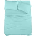thumbnail image 1 of Juego de sábanas Utopia Bedding King de microfibra cepillada, 4 piezas, 1 of 7