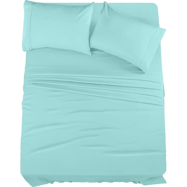 Juego de sábanas Utopia Bedding King de microfibra cepillada, 4 piezas