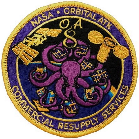 NASA CRS Orbital ATK OA 8 Official Patch