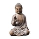 thumbnail image 4 of Antiguo chino estatuilla de Buda resina estatua artesanía escultura ornamento Semi Manual para escritorio coche Interior porche estantería , estilo b Soledad Estatua de Buda de resina, 4 of 10