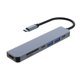 thumbnail image 1 of Estación de acoplamiento USB, concentrador, con PD100W, compatible con SD/TF, adaptador multipuerto de 4 USB, para portátiles y teléfonos, 1 of 6