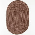thumbnail image 6 of Rhody Rug CD46R084X108 7 x 9 ft. Camden Garnet Tweed Oval Rug, 6 of 10