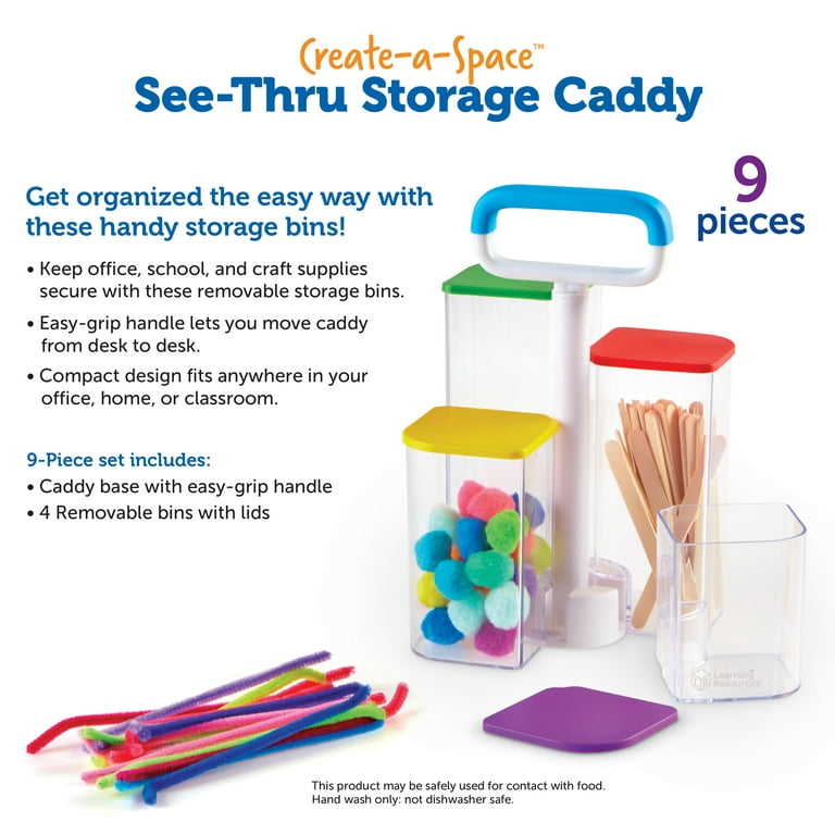 Learning Resources Create a Space Storage Center - 10 Piece set Desk  Organizer for Kids, Art Organizer for Kids, Cray for Sale in Fresno, CA -  OfferUp