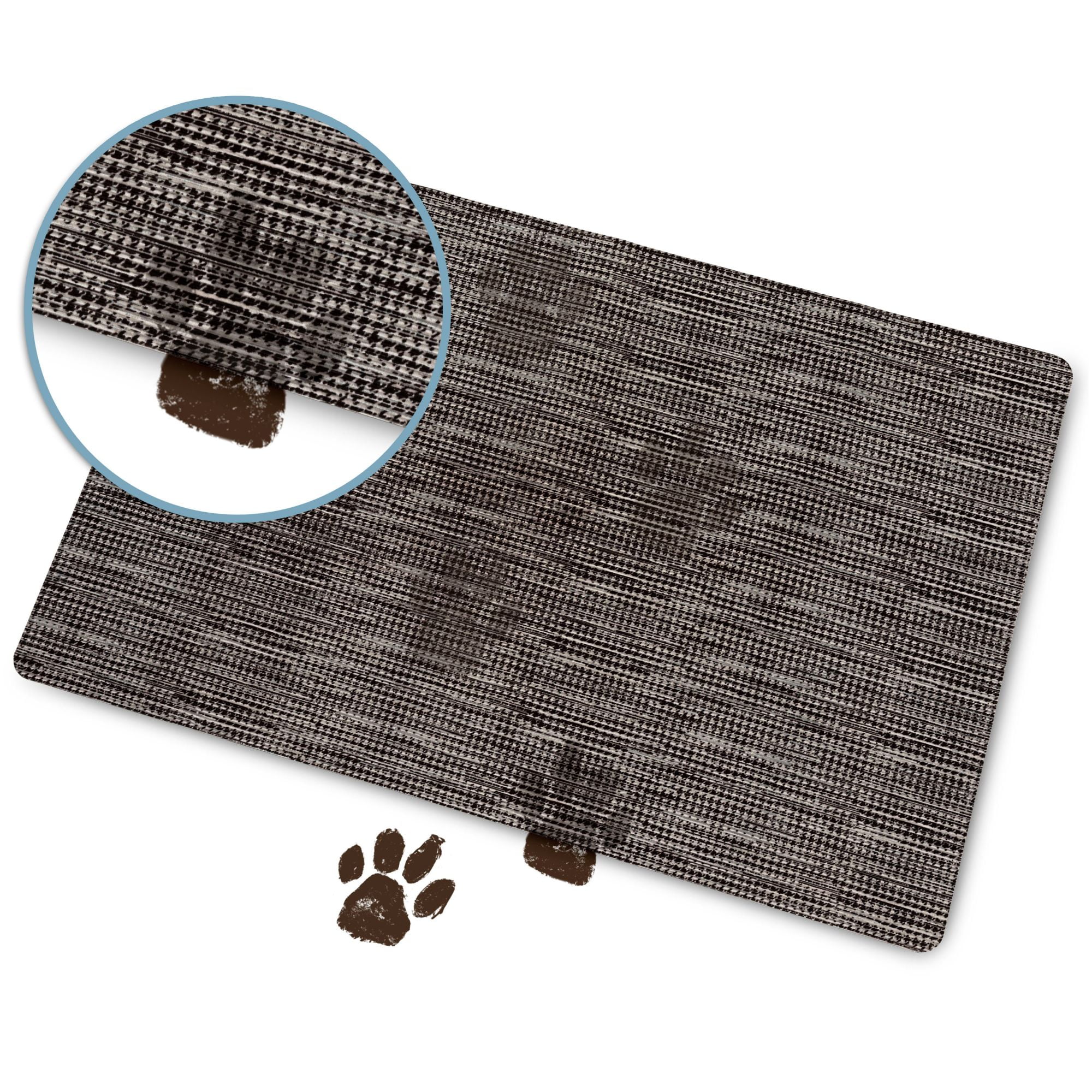 Benissimo-Modern Mats, 24”x56” Ultra-Thin (1/10 Inch) Kitchen Mat Rubber  Backing, Waterproof, Low Profile, Durable&Non Slip, Indoor Floor Mat for  Entry, Patio, Grit Wood Came House 