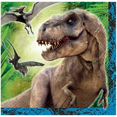 (3 Pack) Jurassic World Beverage Napkins, 16ct