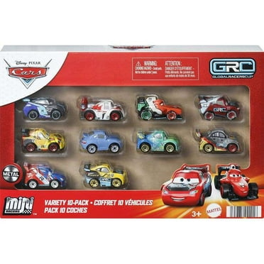 Disney / Pixar Cars Die Cast Mini Racers VARIETY 10-Pack (2024)