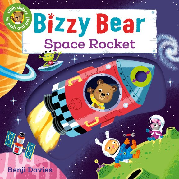 Pre-Owned Bizzy Bear: Space Rocket: (Interactive Outer Space Board Book for Toddlers - With Sturdy Tabs and Slides to Push and Pull) (Board book) 0763680036 9780763680039
