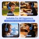 thumbnail image 3 of Auriculares inalámbricos Bluetooth 5.4 plegables para niños MIDOLA, 3 of 9