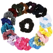 Nestingho 20Pcs Velvet Hair Scrunchies Small Elastic Bands For Women Casual Use