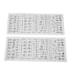 thumbnail image 5 of 2pcs Nail Art Sticker Letter Strip Water Transfer Nail Art Sticker Nail Decoration, 5 of 5