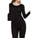 thumbnail image 2 of Conjuntos de ropa interior térmica de seda para mujer de moda | Calzoncillos largos de seda para mujer | Conjuntos de ropa interior larga de seda, 2 of 5